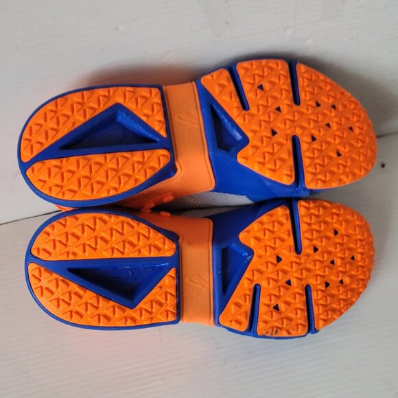 Nike Air Huarache Men’s SZ 8 AH7334-005 Drift Gray Royal Orange Sneaker Shoe EUC main image 7